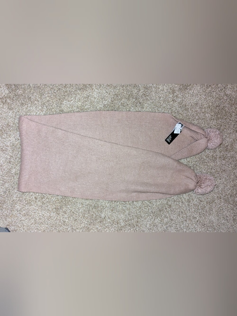 Divided H&M Beige/pink Scarf
